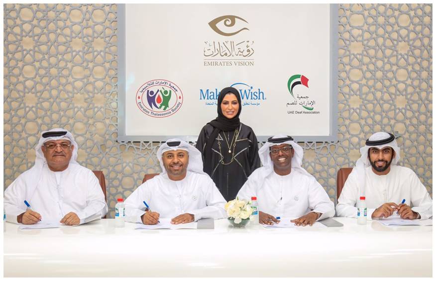 Signing a cooperation agreement with the Emirates Vision Media Network