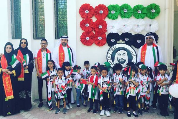 Celebrating Flag Day in cooperation with Nad Al Hamar Kindergarten