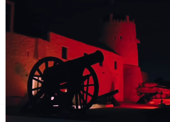 The country's most prominent landmarks were lit up in red on the occasion of World Thalassemia Day.