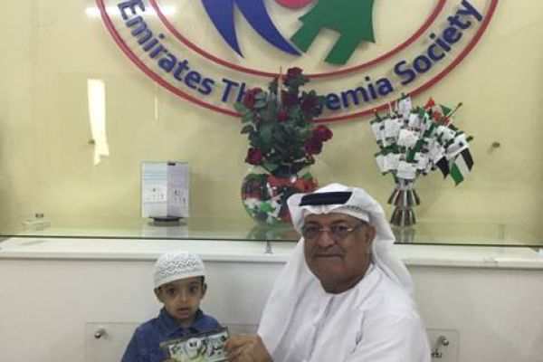 Eidiya (monetary) gift distributed to UAE Thalassemia patients on the occasion of Eid Al-Adha