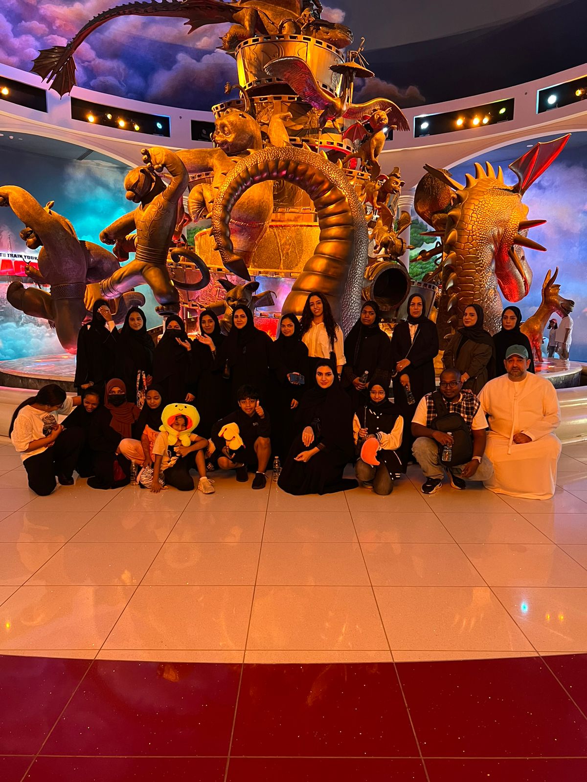  an entertainment trip for thalassemia patients to "Dubai Parks and Resorts