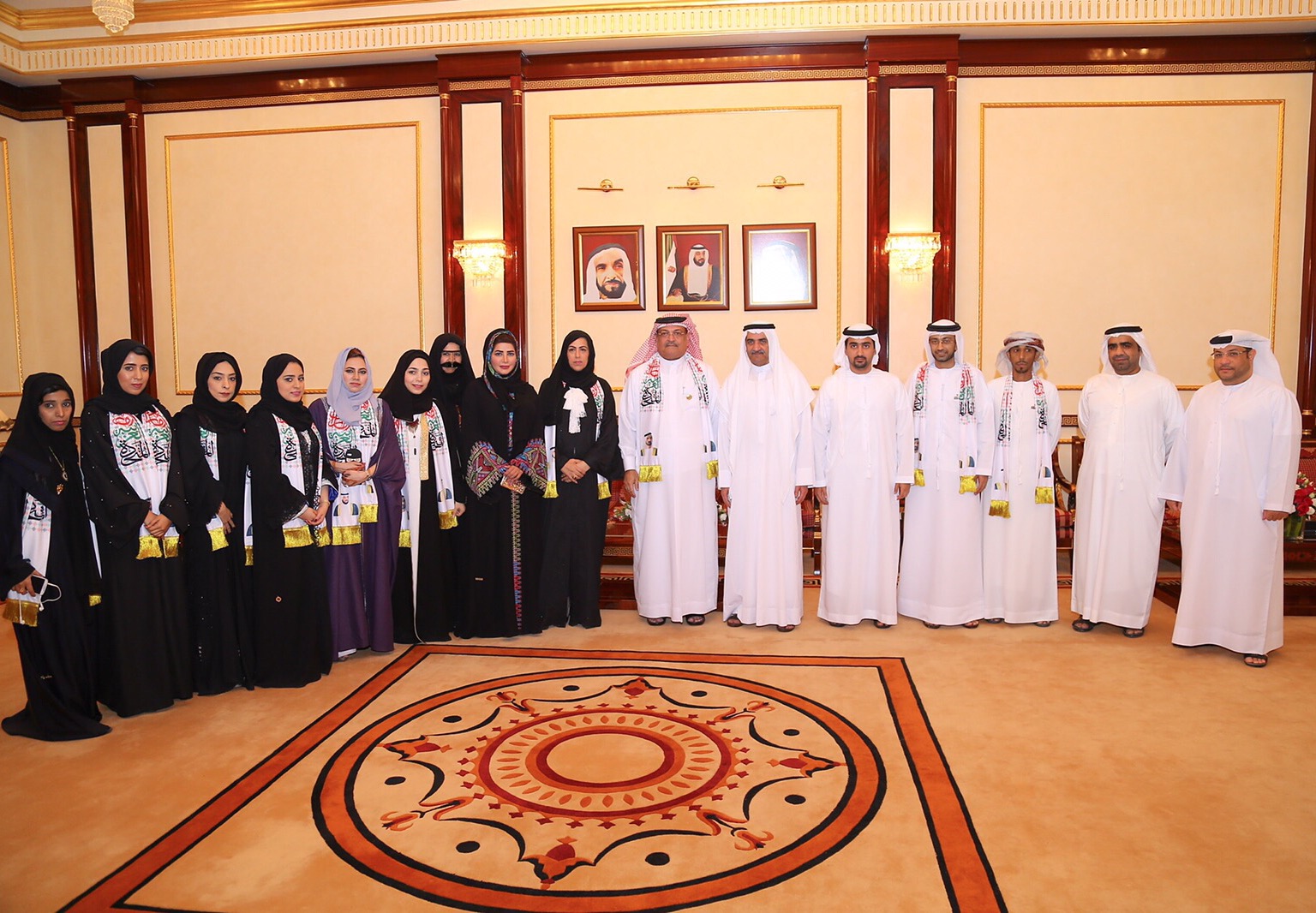 Emirates Thalassemia Society visited the Fujeirah Ruler along with a group of Thalassemia patients