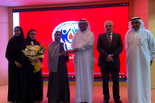 The Emirates Thalassemia Society organized an awareness day at the Commercial Bank of Dubai 